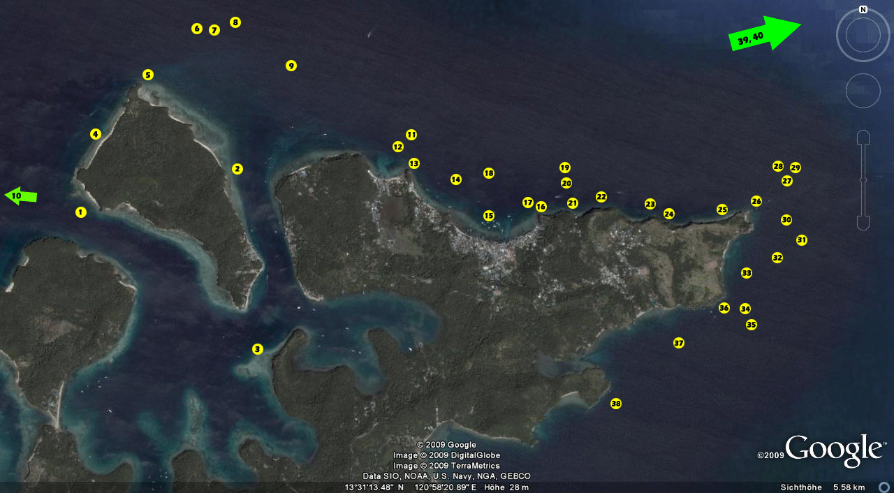 Divesites of Puerto Galera